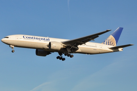N78008 - 777-224(ER) - Continental Air Lines - BRU - 23-08-2009