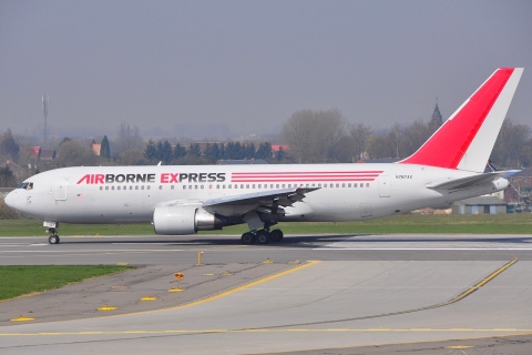 N787AX - 767-281 - Airborne Express - LGG - 03-04-2009