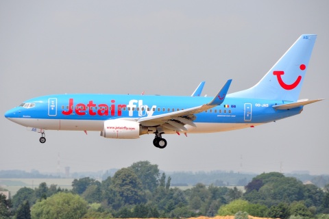 OO-JAS - 737-7K5(WL) - JetairFly - LGG - 04-07-2009