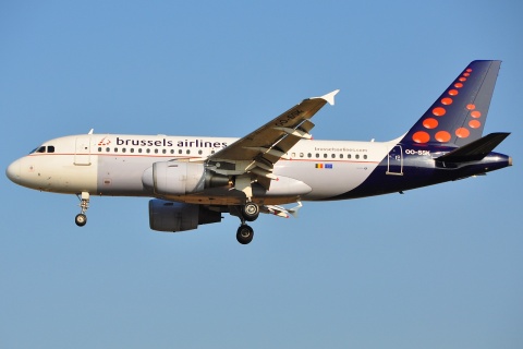 OO-SSK - A319-112 - Brussels Airlines - BRU - 01-04-2009