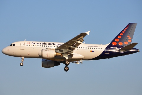 OO-SSP - A319-113 - Brussels Airlines - BRU - 01-04-2009
