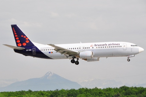 OO-VBR - 737-4Y0 - Brussels Airlines - GVA - 12-05-2009