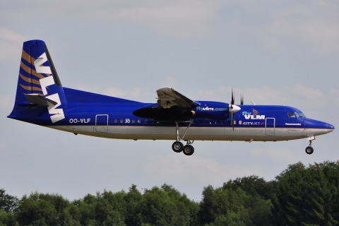 OO-VLF - Fokker 50 - VLM - LUX - 16-07-2009