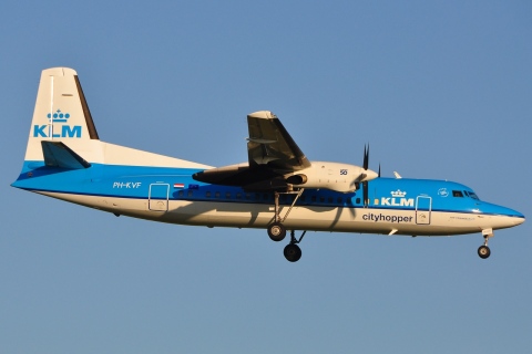 PH-KVF - Fokker 50 - KLM Cityhopper - AMS - 23-06-2009
