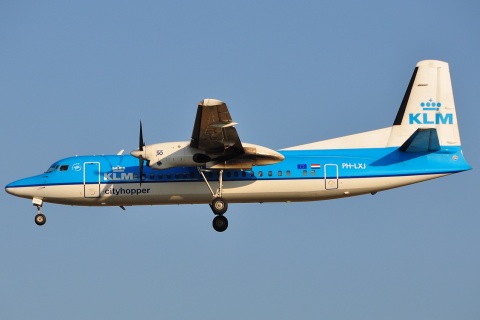 PH-LXJ - Fokker 50 - KLM Cityhopper - BRU - 01-04-2009