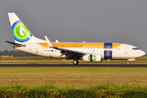 PH-XRA - 737-7K2(WL) - Transavia - AMS - 18-08-2009b