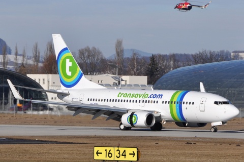 PH-XRV - 737-7K2(WL) - Transavia - SZG - 28-02-2009