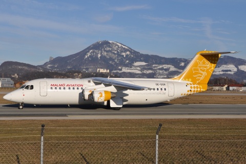 SE-DSR - RJ100 - Malmo Aviation - SZG - 28-02-2009
