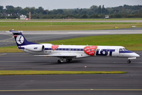 SP-LGD - ERJ-145MP - LOT _ Polish Airlines - DUS - 06-09-2009