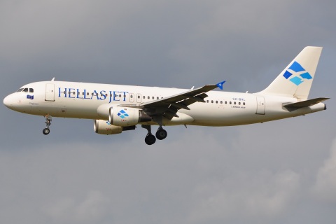 SX-BVL - A320-211 - Hellas Jet - AMS - 18-08-2009