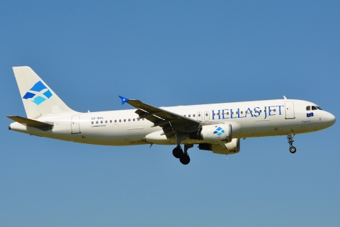 SX-BVL - A320-211 - Hellas Jet - AMS - 23-06-2009