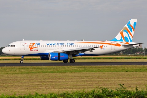 TC-IZA - A320-233 - Izmir Airlines - AMS - 18-08-2009
