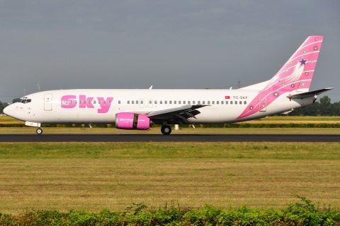 TC-SKF - 737-4Q8 - Sky Airlines - AMS - 18-08-2009