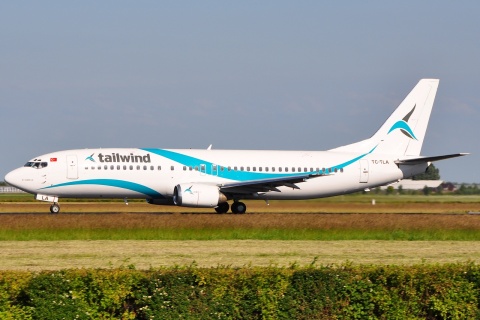 TC-TLA - 737-4Q8 - Tailwind Airlines - AMS - 23-06-2009