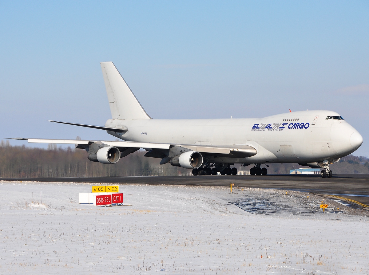4X-AXL - 747-245F - El Al Israel Airlines - LGG - 16-02-2010