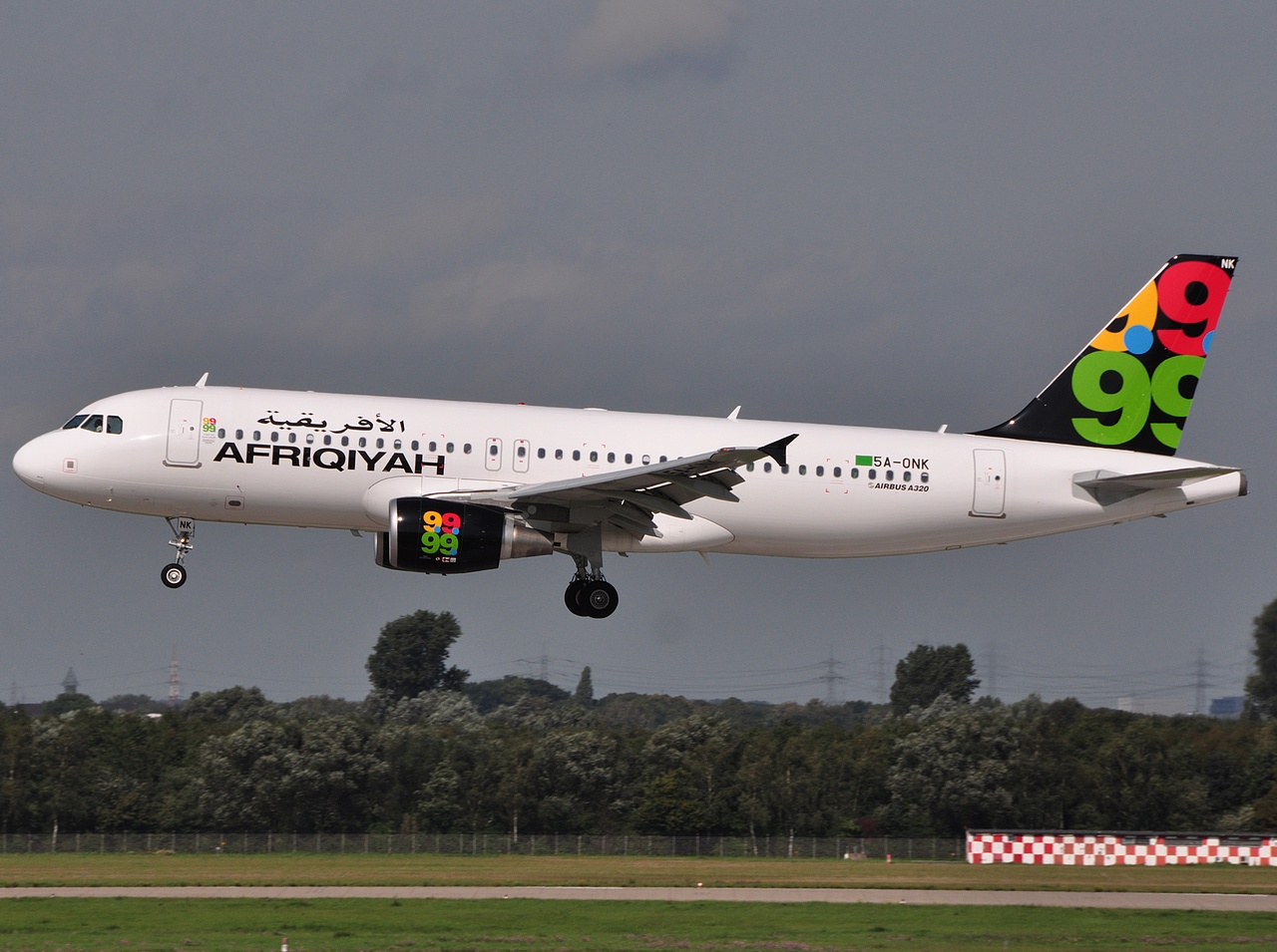 5A-ONK - A320-214 - Afriqiyah Airways - DUS - 11-09-2010