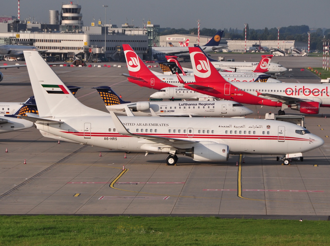 A6-HRS - 737-7E0(BBJ) - Dubai Air Wing - DUS - 11-09-2010