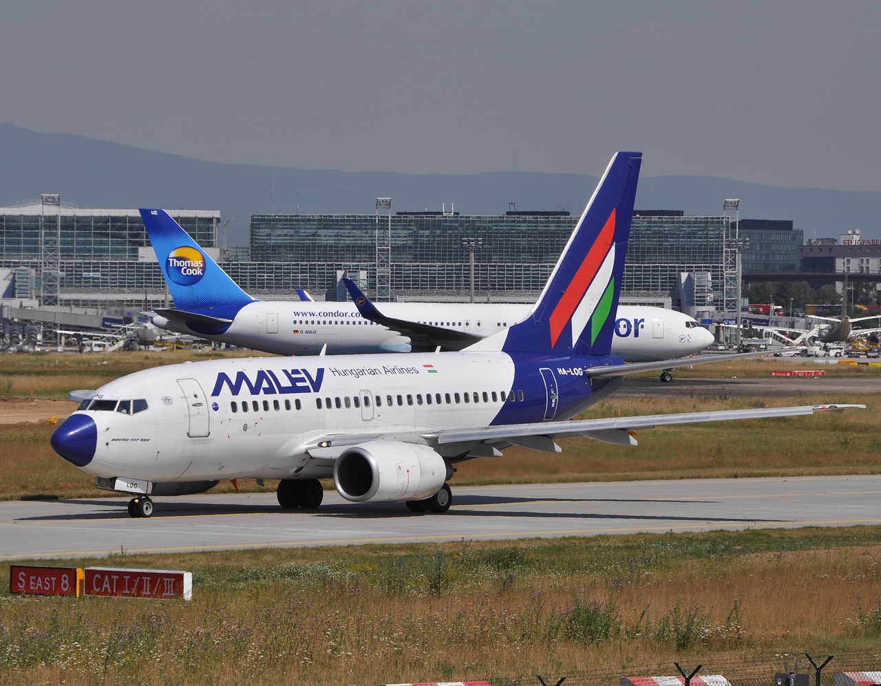 HA-LOG - 737-6Q8 - Malev Hungarian Airlines - FRA - 07-07-2010