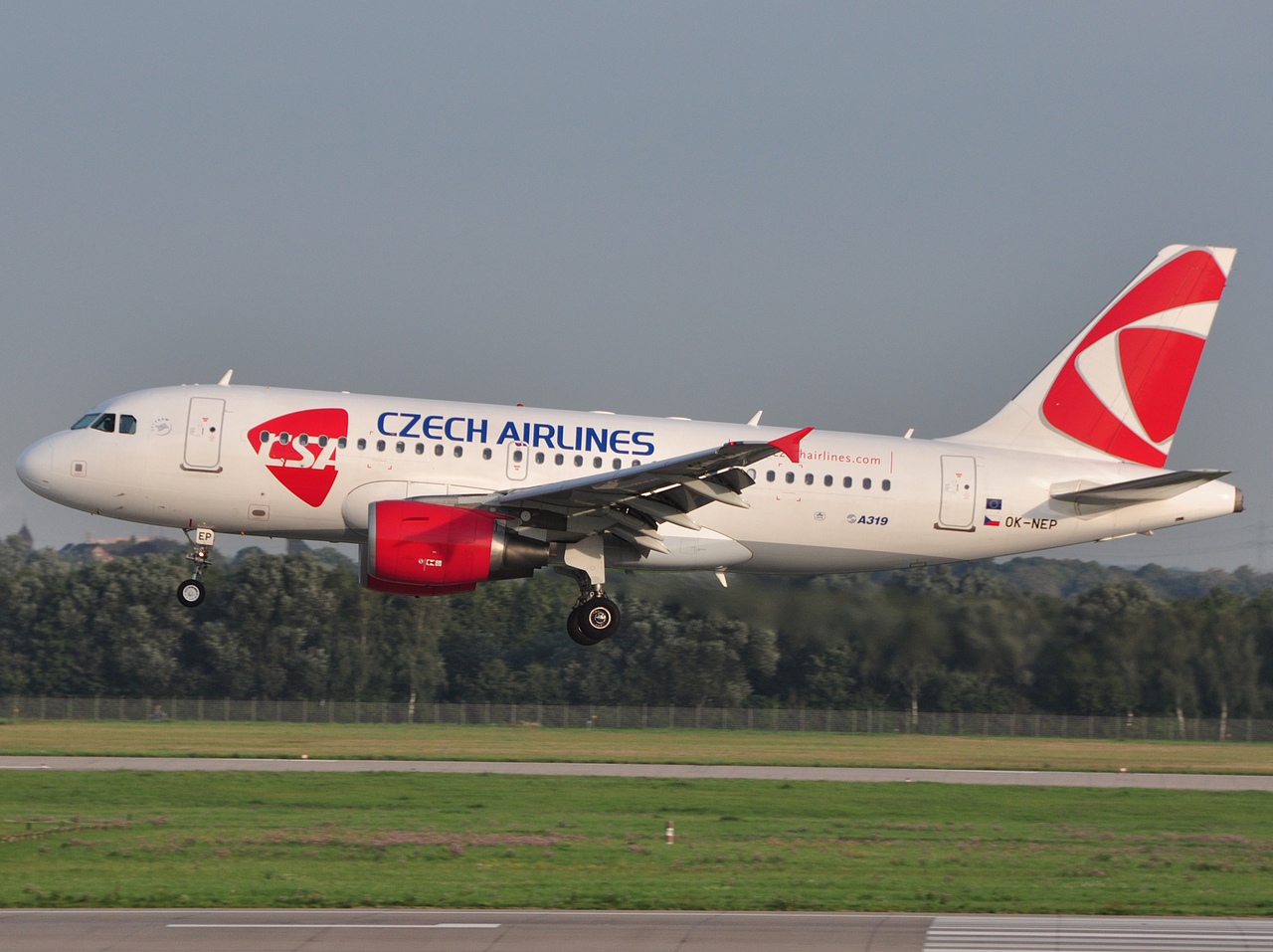 OK-NEP - A319-112 - CSA Czech Airlines - DUS - 11-09-2010