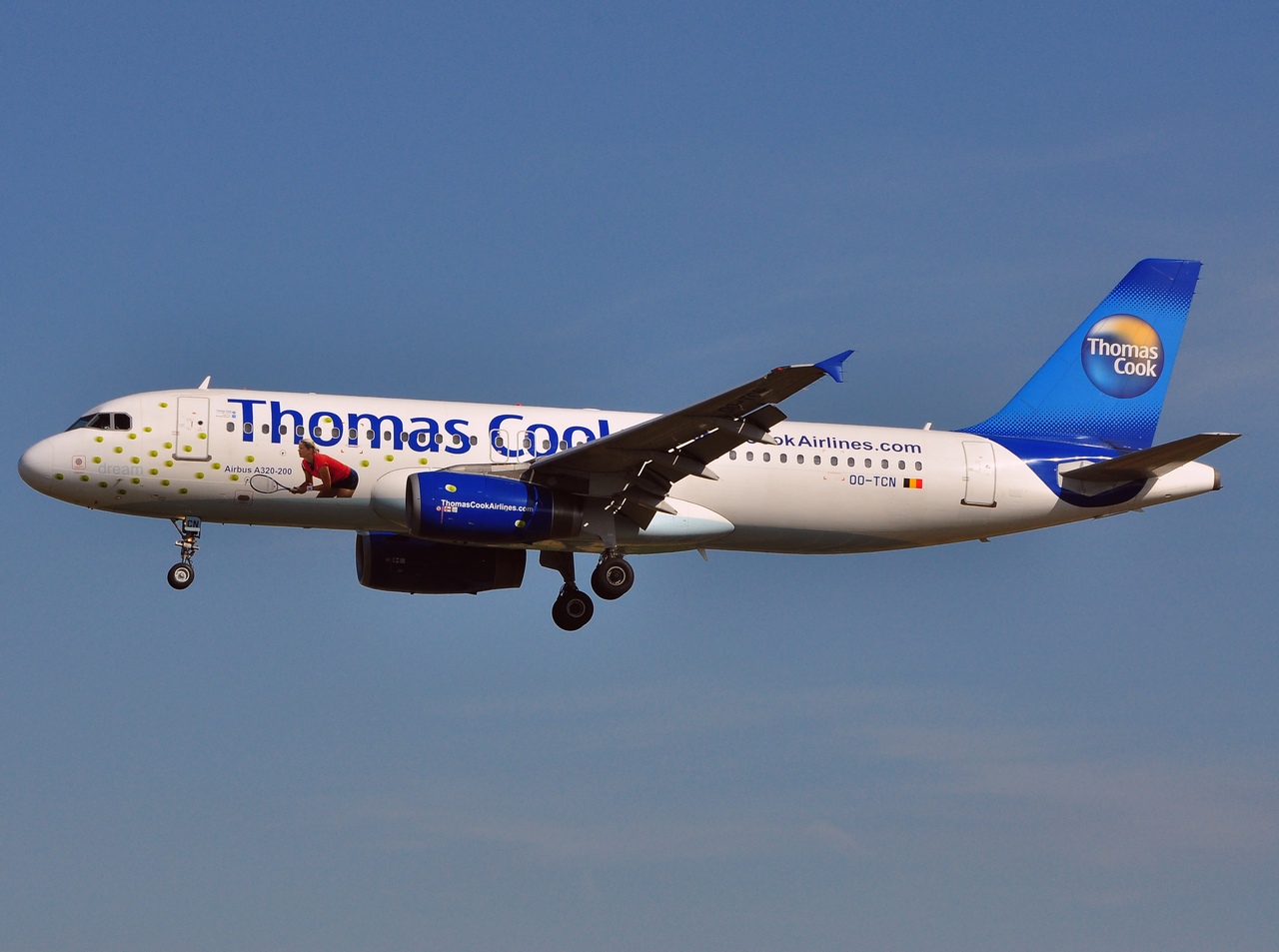 OO-TCN - A320-232 - Thomas Cook Airlines - BRU - 22-04-2010