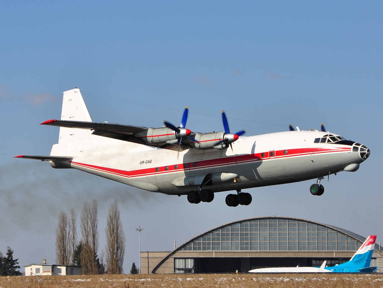 UR-CAG - Antonov An-12-BK - Meridian (Ukraine) - LUX - 07-03-2010