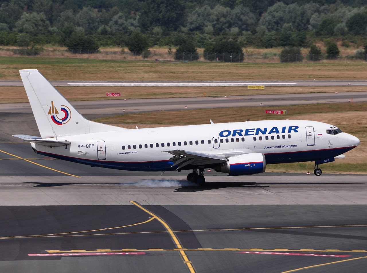 VP-BPF - 737-5H6 - Orenair (Orenburg Airlines) - DUS - 10-07-2010