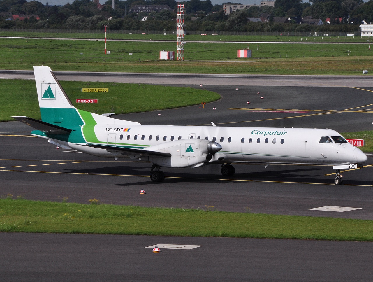 YR-SBC - Saab 2000 - Carpatair - DUS - 11-09-2010