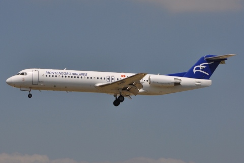 4O-AOT - Fokker 100 - Montenegro Airlines - FRA - 07-07-2010