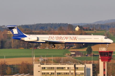 9A-CDA - MD-83 - Dubrovnik Airline - ZRH - 11-04-2010