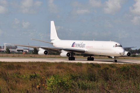 9G-AXA - DC-8-63 - Meridian Airways - OST - 30-08-2010