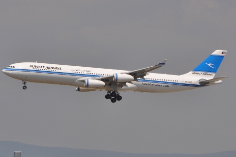 9K-ANC - A340-313 - Kuwait Airways - FRA - 07-07-2010