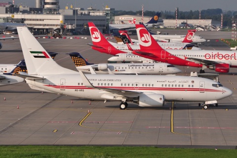 A6-HRS - 737-7E0(BBJ) - Dubai Air Wing - DUS - 11-09-2010