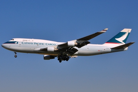 B-KAH - 747-412 - Cathay Pacific Airways - BRU - 23-04-2010