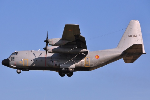 CH-04 - C-130H Hercules - Belgian Air Force - BRU - 22-04-2010