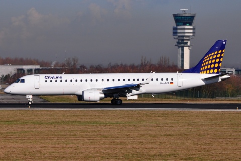 D-AECB - ERJ-190LR (ERJ-190-100 LR) - Lufthansa Cityline - BRU - 02-03-2010