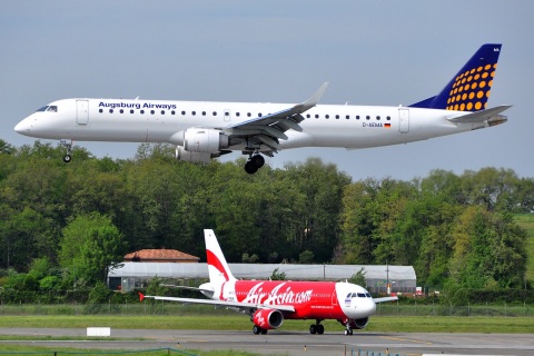 D-AEMA - ERJ-195LR (ERJ-190-200 LR) - Augsburg Airways - TLS - 29-04-2010