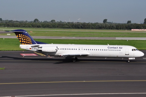 D-AFKD - Fokker 100 - Contact Air - DUS - 11-09-2010b
