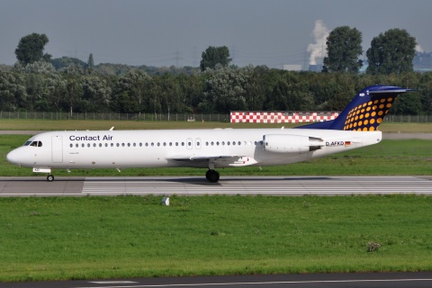 D-AFKD - Fokker 100 - Contact Air - DUS - 11-09-2010c