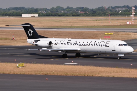 D-AFKF - Fokker 100 - Contact Air - DUS - 10-07-2010