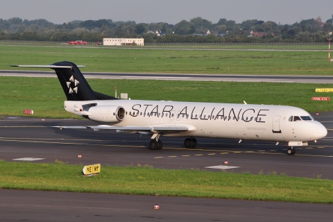 D-AFKF - Fokker 100 - Contact Air - DUS - 11-09-2010