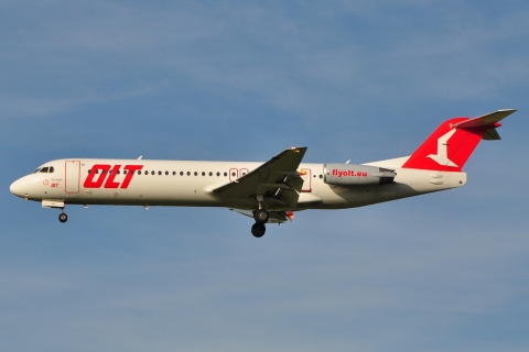 D-AOLG - Fokker 100 - OLT _ Ostfriesische Lufttransport - TLS - 27-04-2010
