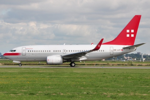 HB-JJA - 737-7AK(WL) - PrivatAir - AMS - 03-09-2010
