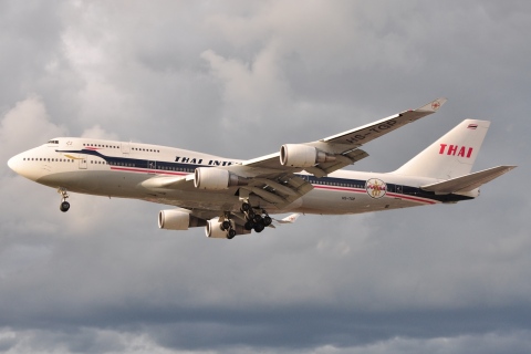 HS-TGP - 747-4D7 - Thai Airways International - LHR - 28-08-2010