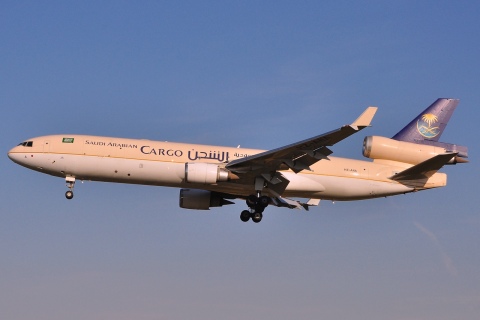 HZ-ANA - MD-11F - Saudi Arabian Airlines - BRU - 22-04-2010