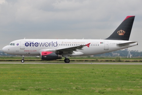 JY-AYP - A319-132 - Royal Jordanian - AMS - 03-09-2010
