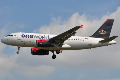 JY-AYP - A319-132 - Royal Jordanian - BRU - 04-09-2010