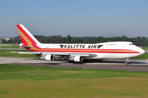 N713CK - 747-2B4B - Kalitta Air - LGG - 18-09-2010