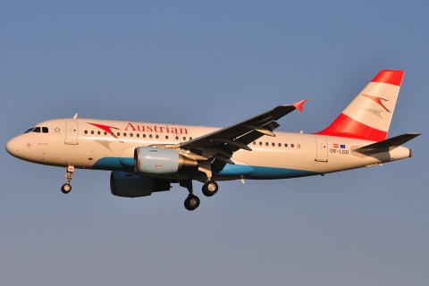 OE-LDD - A319-112 - Austrian Airlines - BRU - 23-04-2010