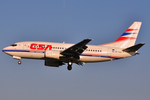 OK-XGA - 737-55S - CSA Czech Airlines - BRU - 22-04-2010