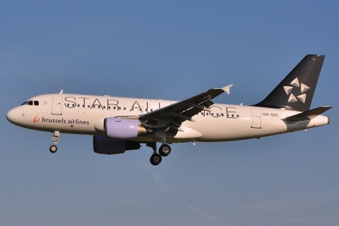 OO-SSC - A319-112 - Brussels Airlines - BRU - 22-04-2010